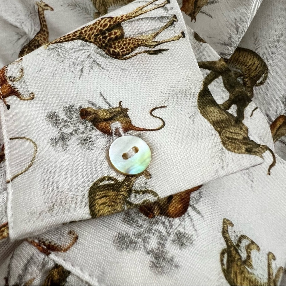 la fee‎ Maraboutee Safari Print Button Down, EU size 40 - Picture 6 of 6